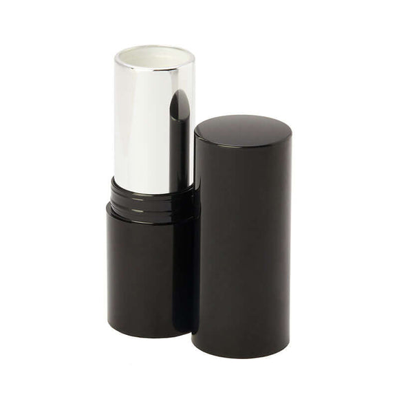 Lipstick container with cap off