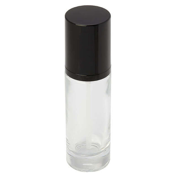 30ml clear glass bottle with pump