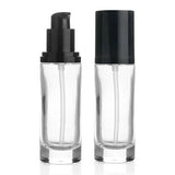 30ml clear glass bottle with pump