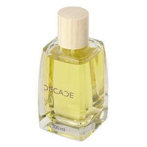 100 ml decade fragrance bottle with light wood cap