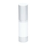 15ml white SAN airless bottle with lid on