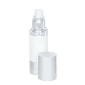 30ml white SAN airless bottle with lid off