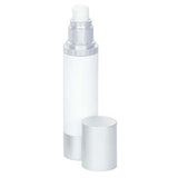 50ml white SAN airless bottle with lid off