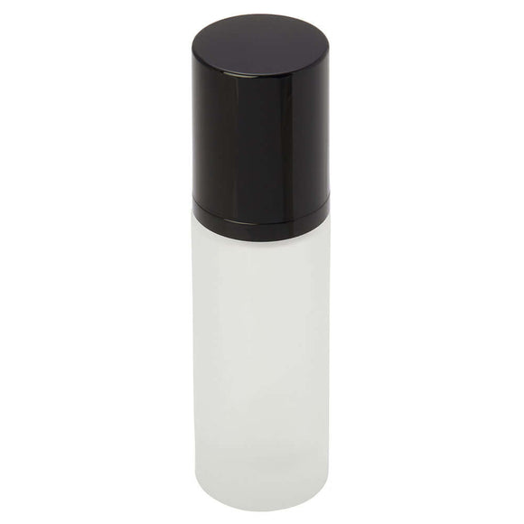 30 ml frosted glass bottle with pump